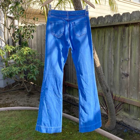 Missguided flared blue denim jeans - Picture 4 of 8